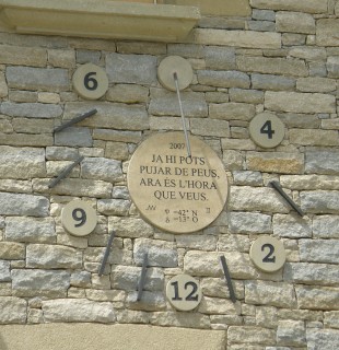 custom wall sundial