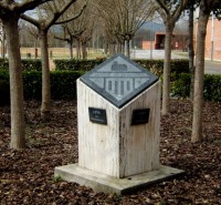 marble engraved monolith